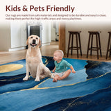 Luxurious Textured Blue Gradient(Blue)