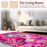 Lively Colorful Tiger Motif(Pink)