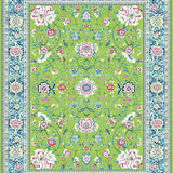 Sophisticated Symmetrical Floral Elements(Green)