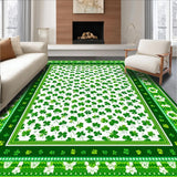 Lively Seasonal Clover Welcome Decor(Green)