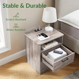 ODIKA Everyday Side Table with Fast Charging Station - ODIKA