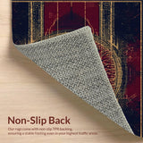 Maritime Kraken With Artistic Tentacle Spiral Design Collection(Red)