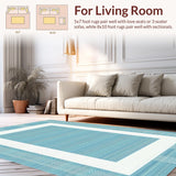 Artisanal Blue Wave Motif(Blue)