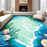 Coastal Vibrant Starfish Motif(Blue)