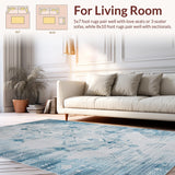 Geometric Octagon Gray Elegance(Blue)