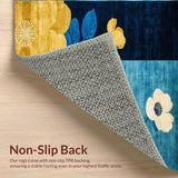 Navy Floral Rustic Charm(Blue)