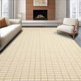 Montauk Collection Woven Checkerboard Harlequin(Beige)