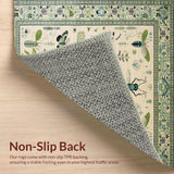 Elegant Earthy Floral Insect Design(Beige)
