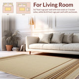 Sophisticated Neutral Herringbone Layout(Beige)