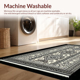 Geometric Monochrome Ethnic Motif(Black)