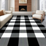 Trendy Black and White Diagonal Layout(Black)