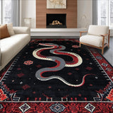 Stylish Modern Snake Graphic(Black)