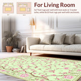 Whimsical Nature Inspired Bloom Motif(Beige)