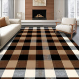 Rustic Earthy Buffalo Check Aesthetic(Beige)