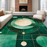 Modern Geometric Circles(Green)