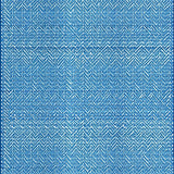 Contemporary Swedish Blue Patterned Accent(Blue)