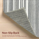 Minimalist Black and White Stripe Highlighting Bold Linear Contrast(Black)