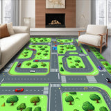 Bright Multicolored City Adventure(Green)