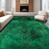 Minimalist Emerald Ogee Composition(Green)