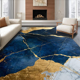 Luxe Marble Effect Decorative(Blue)