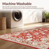 Vibrant Khaki Tiled(Red)