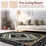 Artful Black and White Tiled Aesthetic(Black)