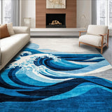 Minimalist Gray Trellis(Blue)