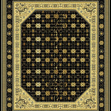 Minimalist Black Tiled Geometric Aesthetic(Black)