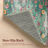 Sage Green Vintage Tiled Motif(Green)