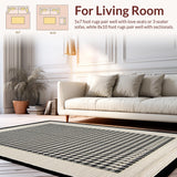 Modern Contrast Patterned Aesthetic(Beige)