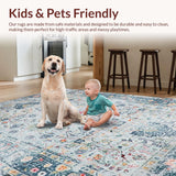 Minimalist Earth Tone Trellis Style(Blue)