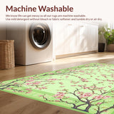 Charming Mint Green Blossom Design(Green)