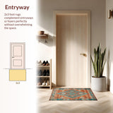 Vibrant Tribal Distressed Composition(Orange)