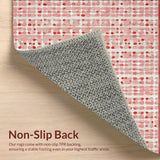 Boho Pink Bow Seamless Ribbons(Red)