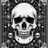 Chic Spooky Patterned Accent(Black)