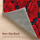 Whimsical Bright Floral Accent(Red)