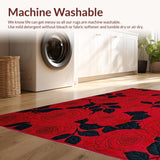 Bold Modern Botanical Print(Red)