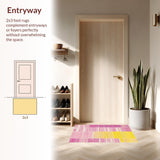 Sunny Ombre Stripe Arrangement(Pink)
