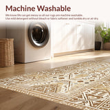 Earthy Toned Geometric Motif(Beige)
