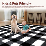 Artful Dyed Geometric Contrast Elements(Black)