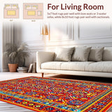 Artistic Contemporary Linear Arrangement(Red)
