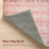 Girlish Bow Accent Pink Knot Cute Bows Bath Mat Girly Decor(Pink)