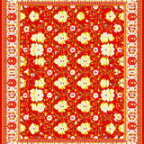Charming Pastel Floral Composition(Red)