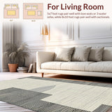Stylish Abstract Black and Ivory Composition(Gray)