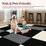 Contemporary Striped Contrast Motif(Black)