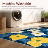 Chrysanthemum Floral Modern Aesthetic(Blue)