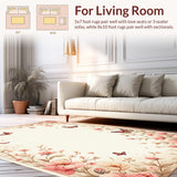 Trendy Floral Dreamscape Appeal(Beige)
