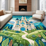 Artful Fantasy Imagination Scene(Blue)