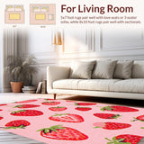 Modern Strawberry Graphic Design(Pink)