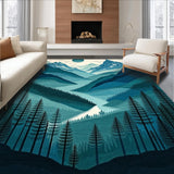Artistic Blue Gradient Terrain Look(Blue)